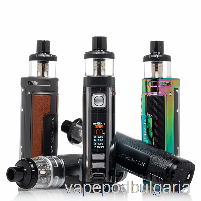 Vape Течности Aspire Veynom Lx 100w Pod System Chrome Blue Fade